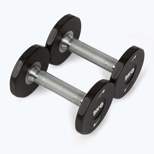 Hanteliai Nike Strength Pro Urethane Dumbbell 2 x 2 kg black/white