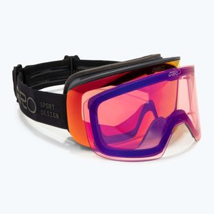 Slidinėjimo akiniai Giro Axis black stacked/vivid ember/vivid infrared