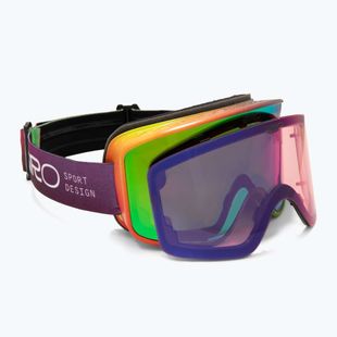 Slidinėjimo akiniai Giro Method multi faded/vivid emerald/vivid infrared