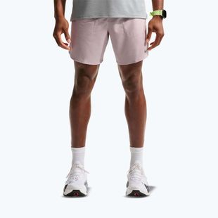 Vyriški bėgimo šortai Nike Stride Dri-Fit Brief-Lined 7" particle rose