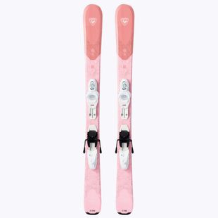 Vaikiškos kalnų slidės Rossignol Experience W Pro + Kid4 rožinės spalvos