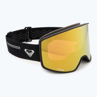 Moteriški snieglenčių akiniai ROXY Storm W black/clux ml pink gold