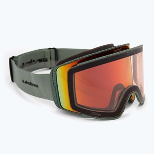 Vyriški snieglenčių akiniai Quiksilver Storm MG dark ivy/clux ml red