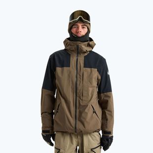 Vaikiška snieglenčių striukė Quiksilver Forever Stretch GTX canteen