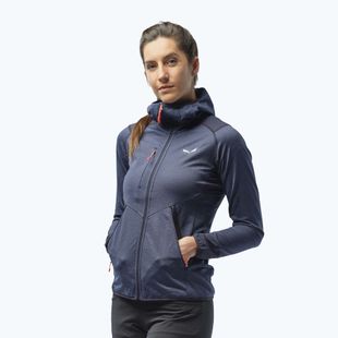 Salewa moteriška vilnonė striukė Agner Hybrid PL/DST FZ Hoody tamsiai mėlyna 00-0000027372