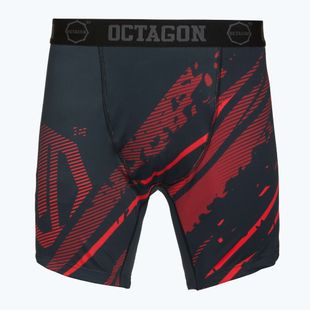 Vyriški treniruočių šortai Octagon Legion Escape black/red