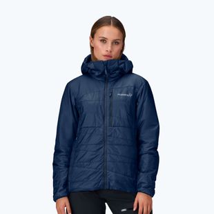 Moteriška pašiltinta striukė NORRONA Faketind Thermo40 Zip Hoodie indigo night