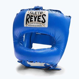 Bokso šalmas Cleto Reyes su smailia veido dalimi, nailoninis, mėlynas