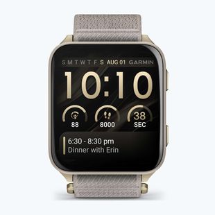 Laikrodis Garmin Venu X1 soft gold/french gray