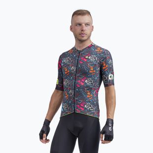 Vyriški Alé Maglia MC Tattoo dviratininkų marškinėliai pilki