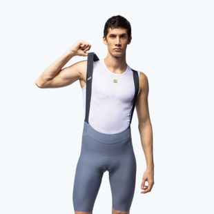 Vyriški dviračių šortai Alé Go Bibshorts steel