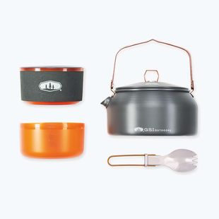 Turistinių puodų rinkinys GSI Outdoors Halulite Ketalist grey/orange