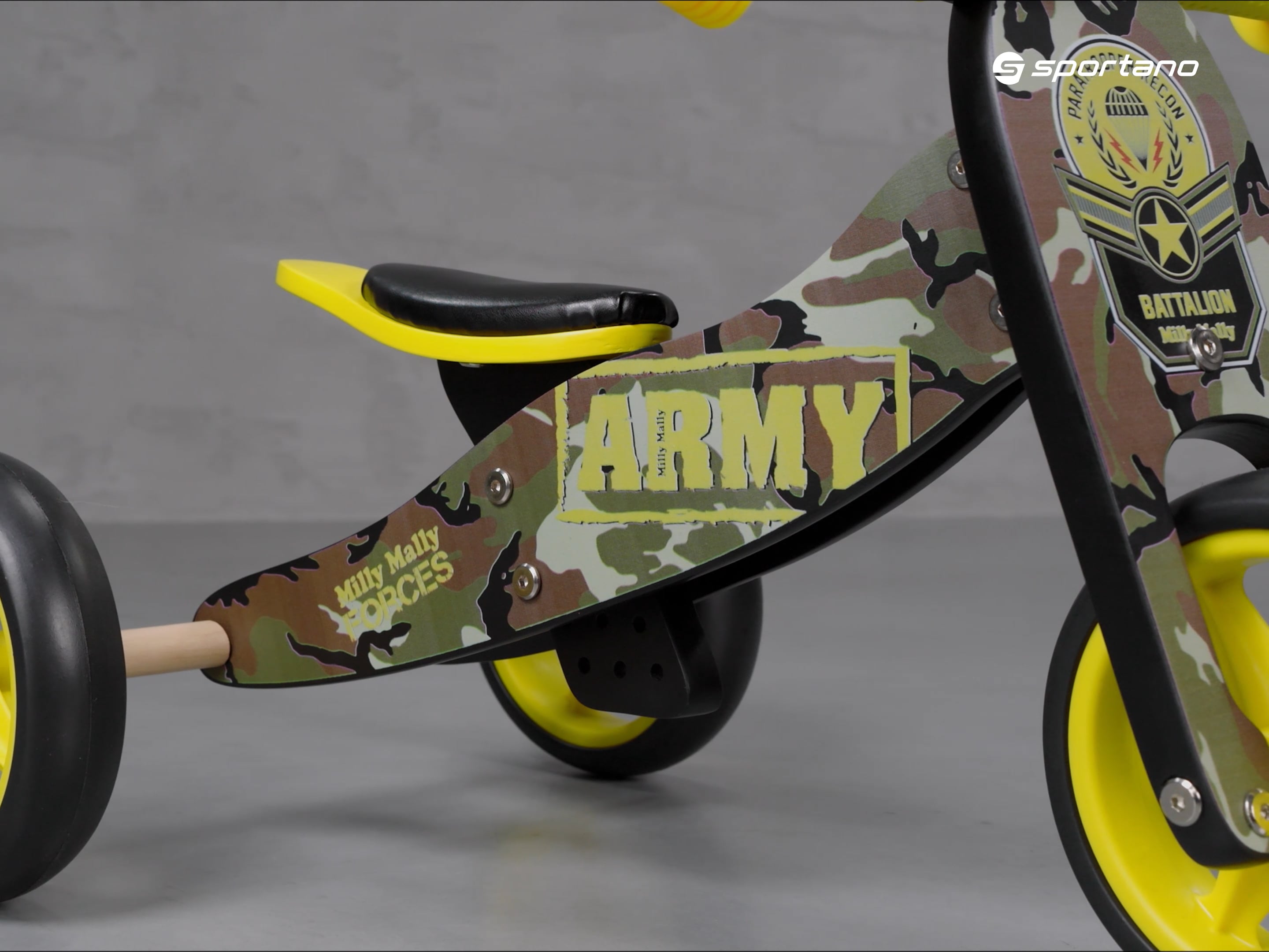 Milly Mally Jake krosinis dviratis geltona ir juoda 2100