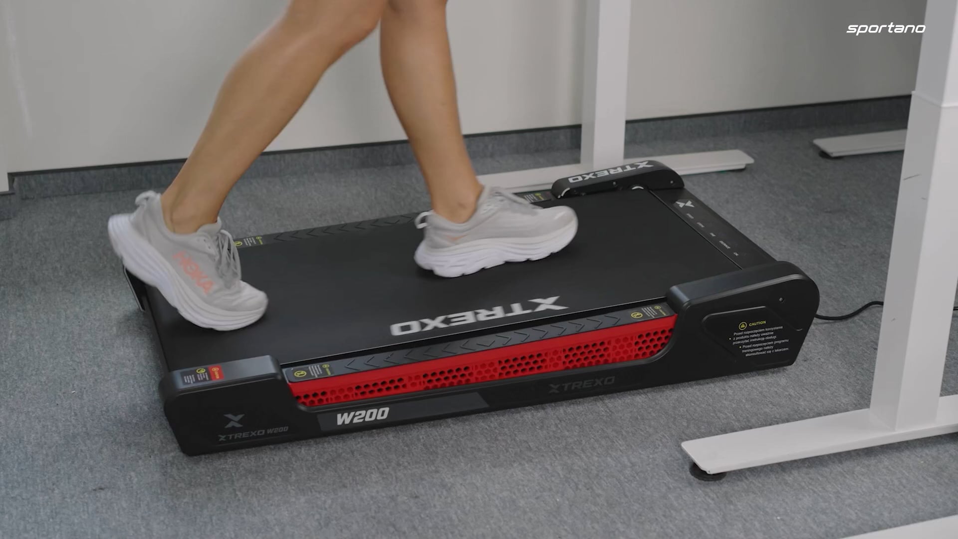 Elektrinis bėgimo takelis XTREXO Walking Pad W200 juodas