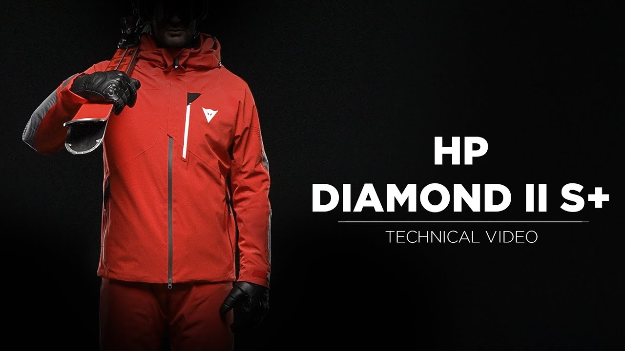 Vyriška slidinėjimo striukė Dainese Hp Diamond II S+ fire red